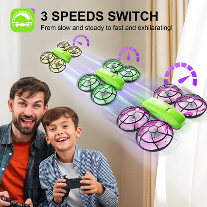 Swifsen Kids Drone with Camera – Mini Rc Toy for Boys, Beginners, Birthday Gifts for Boys and Beginners,Quadcopter Light Toy With 2 Batteries,Rc Drone Indoor Small Helicopter,Altitude Hold