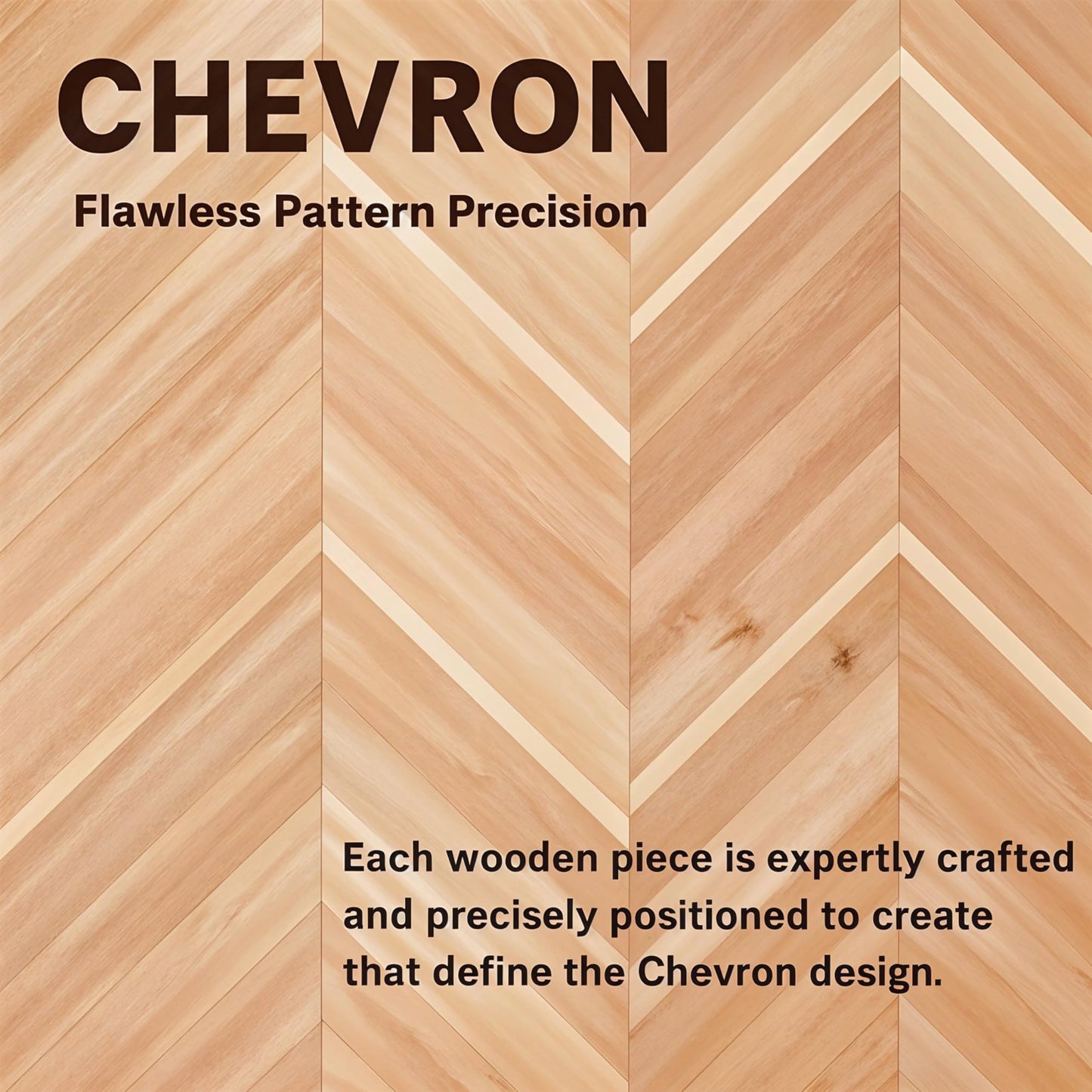 72 in x 26 in x 1.5 in Wood Butcher Block Countertop, Natural Chevron Acacia, Unfinished Solid Tabletop – Ideal for DIY Kitchen/Dining Room/Home Office