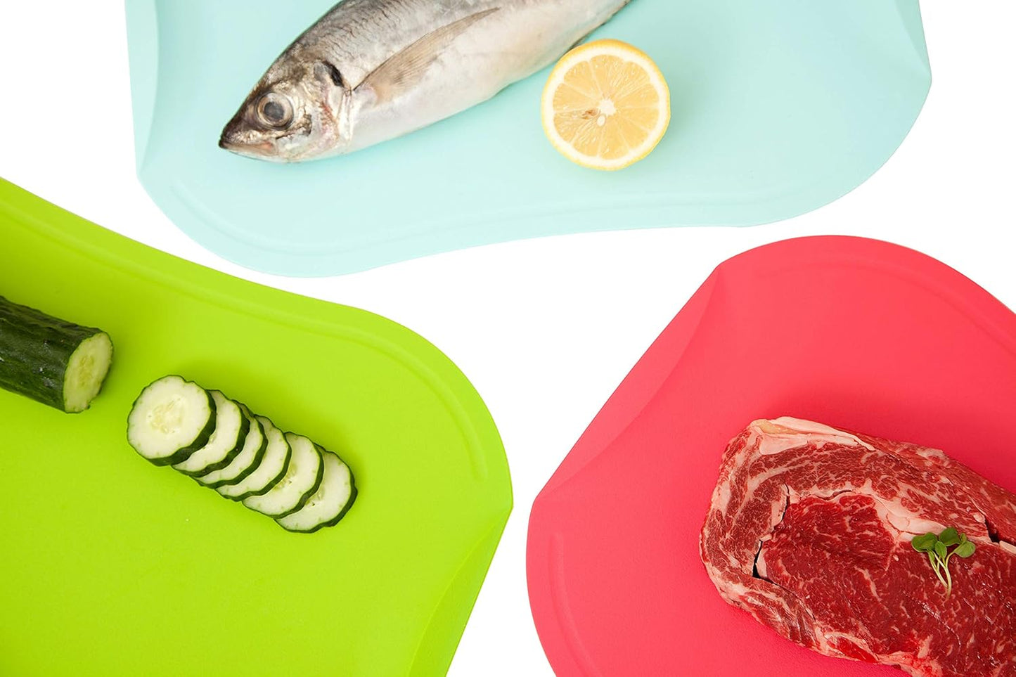 doblé Non-Scratch Flexible Cutting Board for Chopping, Scratch Free Juice Grooves, Non-Slip Dishwasher Safe