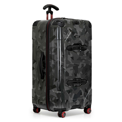 Traveler's Choice Maxporter II Polycarbonate Hardside Trunk with Spinner Wheels, Gray Camo, 31-Inch Large Trunk