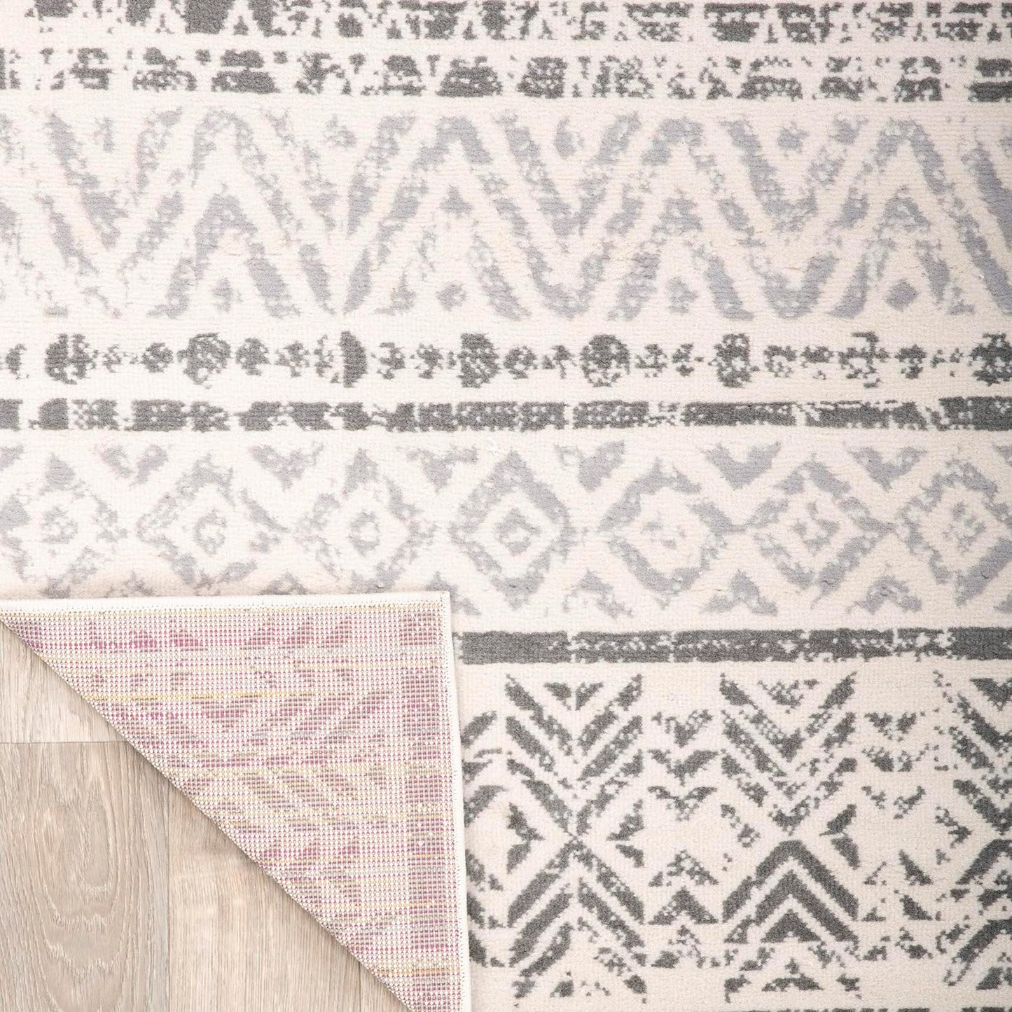 2'7" 8' Rugshop Geometric Boho Perfect for high Traffic Areas of Your Living Room,Bedroom,Home Office,Kitchen Runner