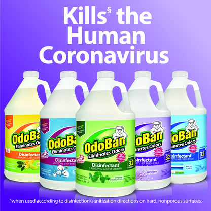 OdoBan Disinfectant Concentrate and Odor Eliminator, Made in the USA, Lavender Scent, 1 Gallon