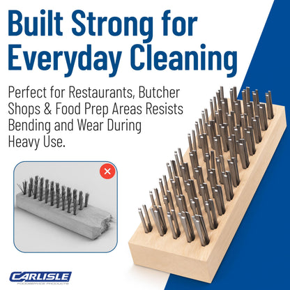 Carlisle FoodService Products 4578100 Butcher Block Scrub Brush