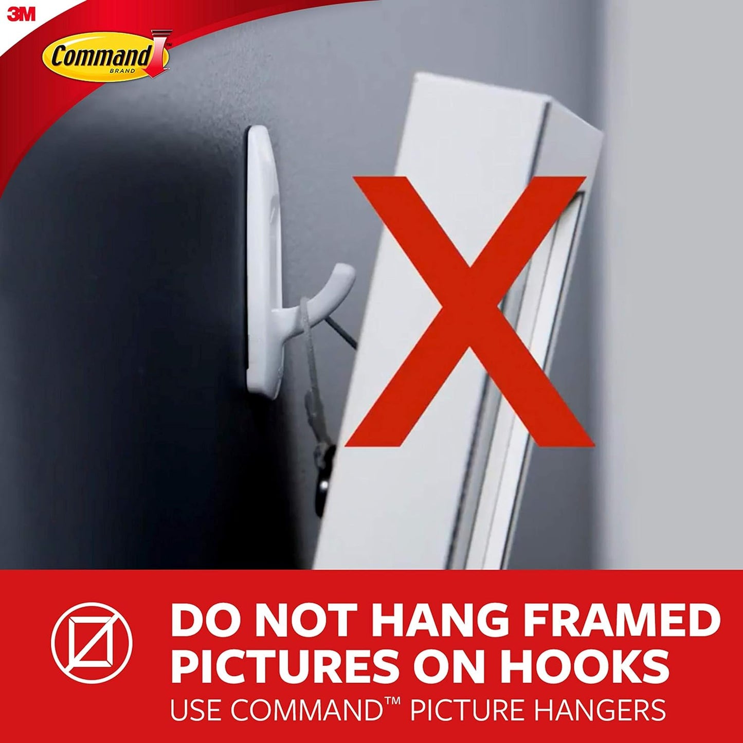 Command Spring Clips - Plastic Quartz Clips for Dorm Décor | 8-Inch Size