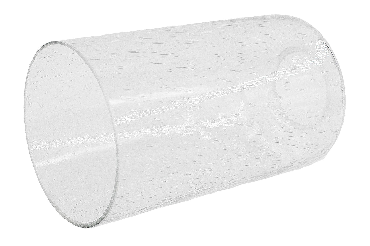 Bubble Seeded Glass Shade, LEDupdates 3 Packs Clear Cylinder for Light Fixture Glass replacement 1" 5/8 fitter