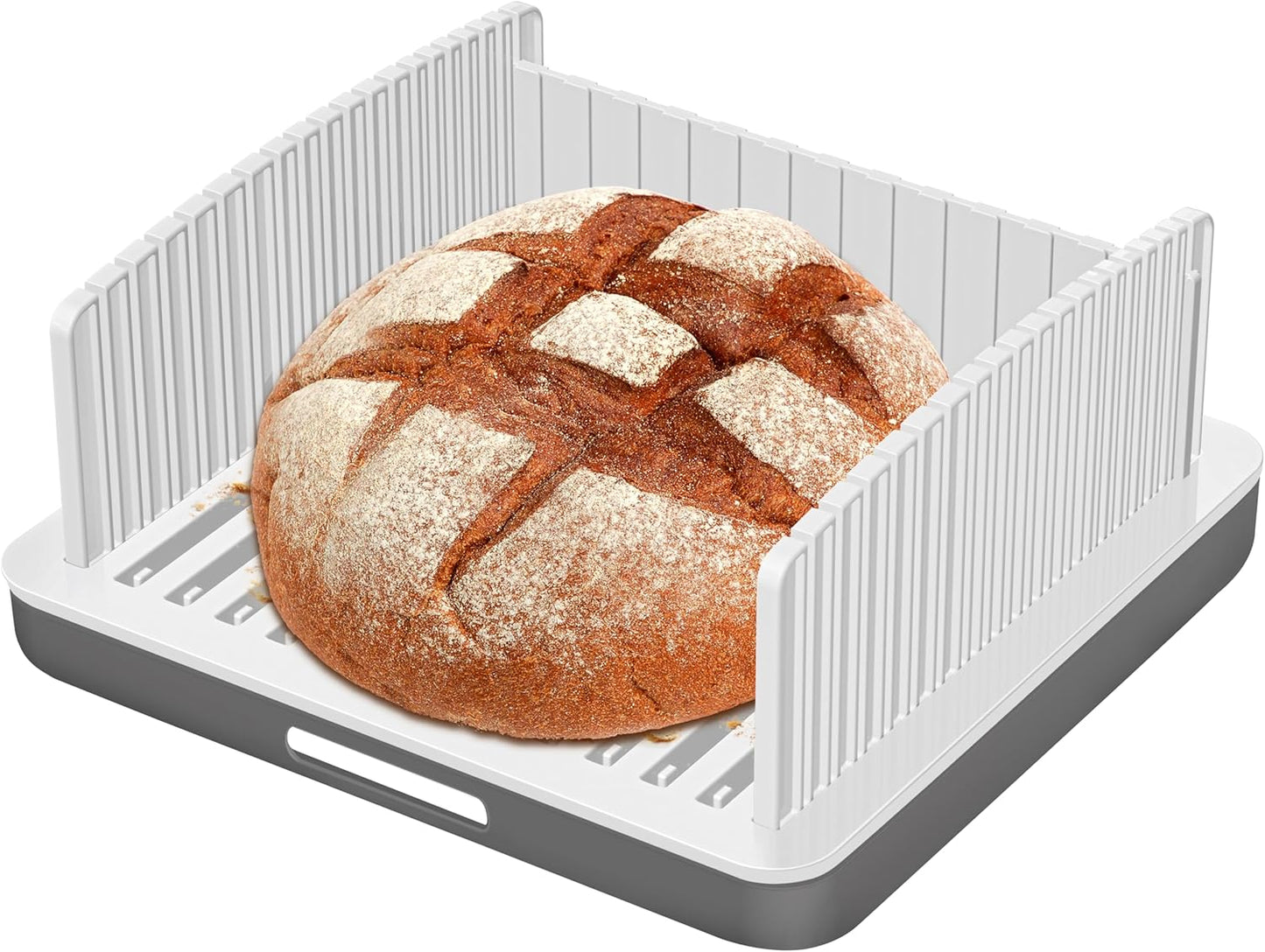 13 Upgrade Widen Bread Slicer for Sourdough rounds, Adjustable Large Capacity Wide and Thicknesses, Foldable