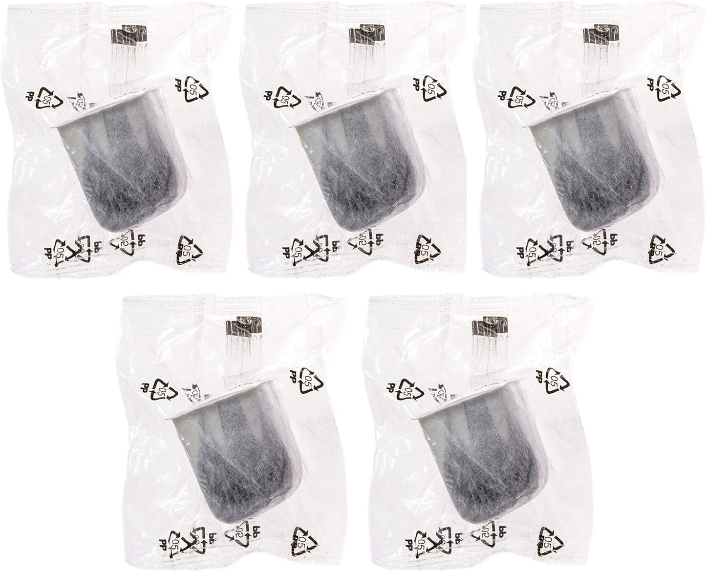 Water Distiller Charcoal Filters | Activated Carbon Pods for All Countertop Distillers (5 Pack, Premium Organic)
