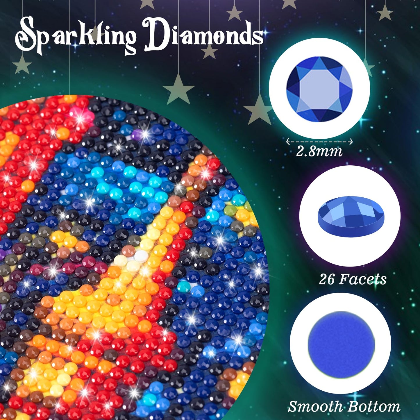 EATUKYIC Sloth Animal Diamond Painting Kits for Adults 5D DIY Sloth in Forest at Sunset Diamond Art Kits, Full Diamond Rhinestone Gems Crystal, for Wall Decor Farm Decor Christmas Gifts 12x16 inch