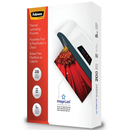 Fellowes Laminator Venus 2 125 and Thermal Laminating Pouches Letter Size Bundle