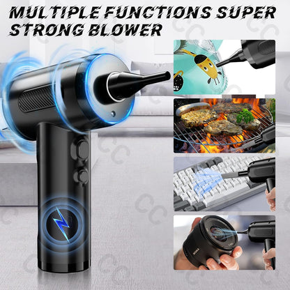 Cordless Handheld Car Vacuum, 12000Pa Strong Suction Mini Vacuum, 3-in-1 Design with LED Light for Multi-Scenario Use