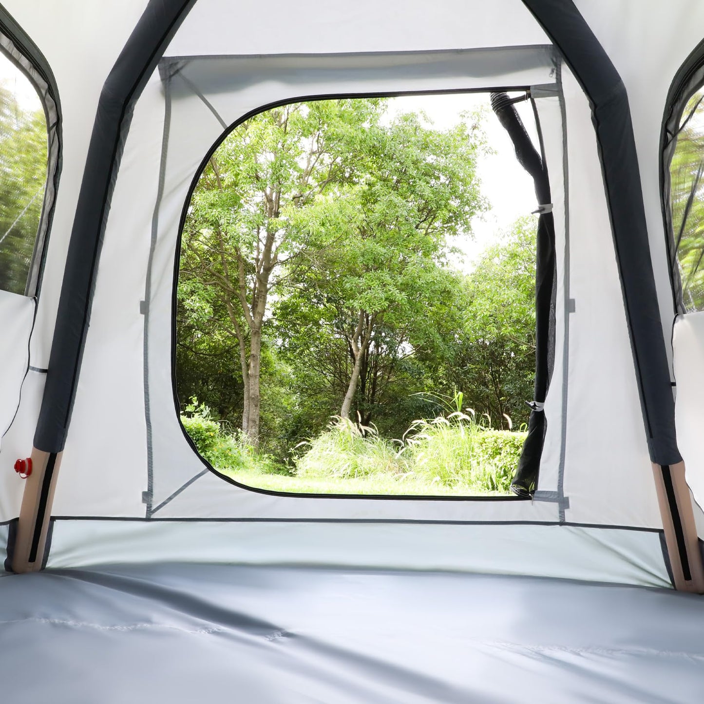 Quick Setup Tent,Automatic Inflatable Camping Tent,Easy Set up 3-4 Person Glamping Outdoor 4 Season Air Blow Up Tents, Rainfly & Windproof Portable (Automatic Inflatable)
