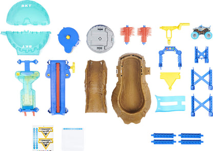 Monster Jam, Megalodon Monster Wash, Includes Color-Changing Truck, Interactive Water Play Kids Toys for Aged 3 and Up