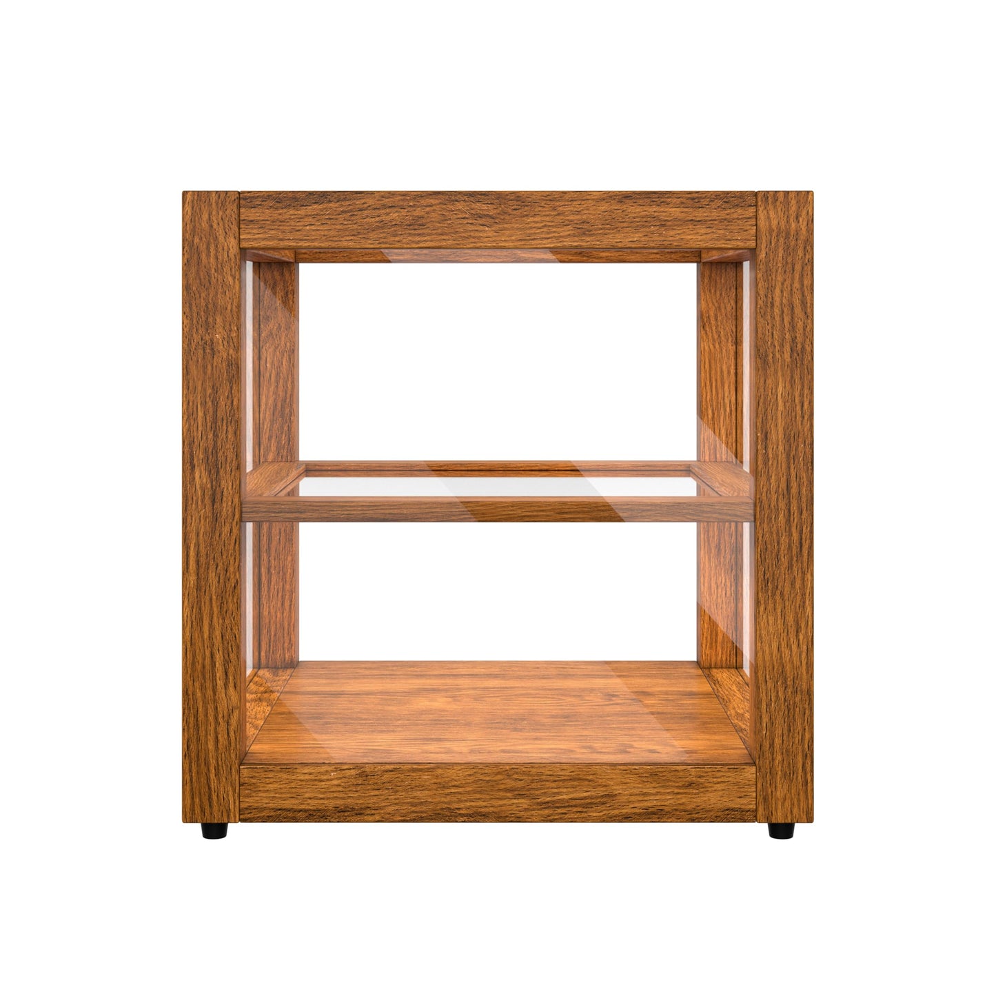 KoolMore 15 in. Light Wood Countertop Dry Bakery Display Case, Pastry, Cake and Bread Display with Tempered Glass