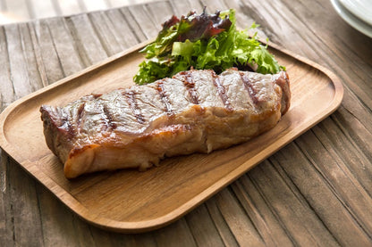 Ironwood Gourmet Small Steak Board, 7.5 x 10.5 x 0.5 inches, Brown
