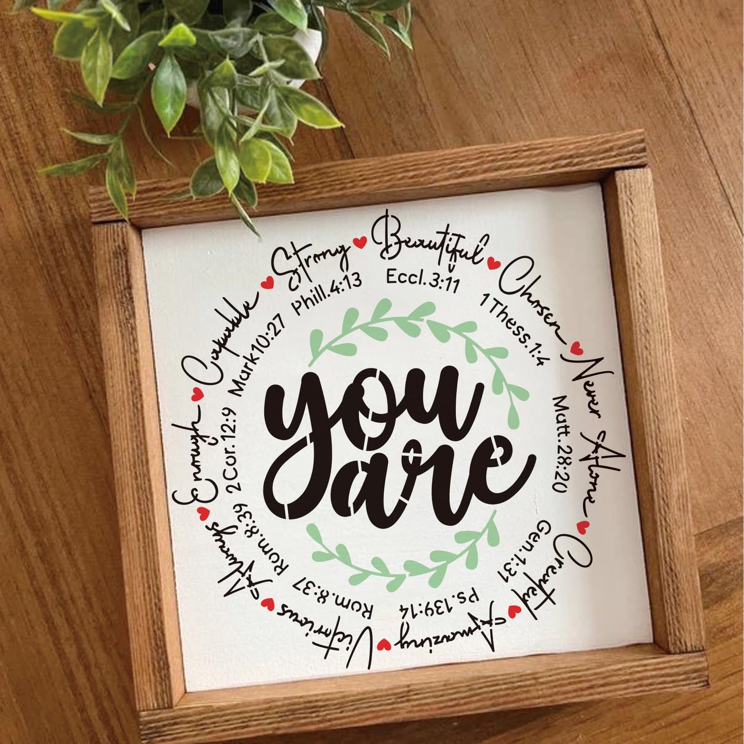 21pcs Christian Stencils for Crafts Reusable Motivational Bible Verse Template Drawing Religious Stencils for Painting on Wood Sign Fabric Canvas DIY Crafts Office Home Decoration(bible21)