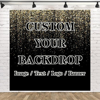 BELECO Custom Fabric Backdrop - 10x8ft Personalized Design for Birthday, Wedding & Party Decor