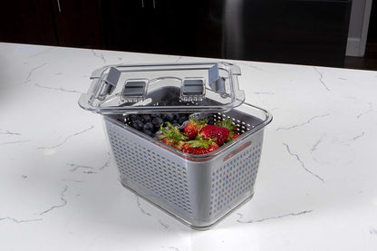 Kitchen Spaces Colander Bin, Medium, Gray - Model 1465A6-AMZ