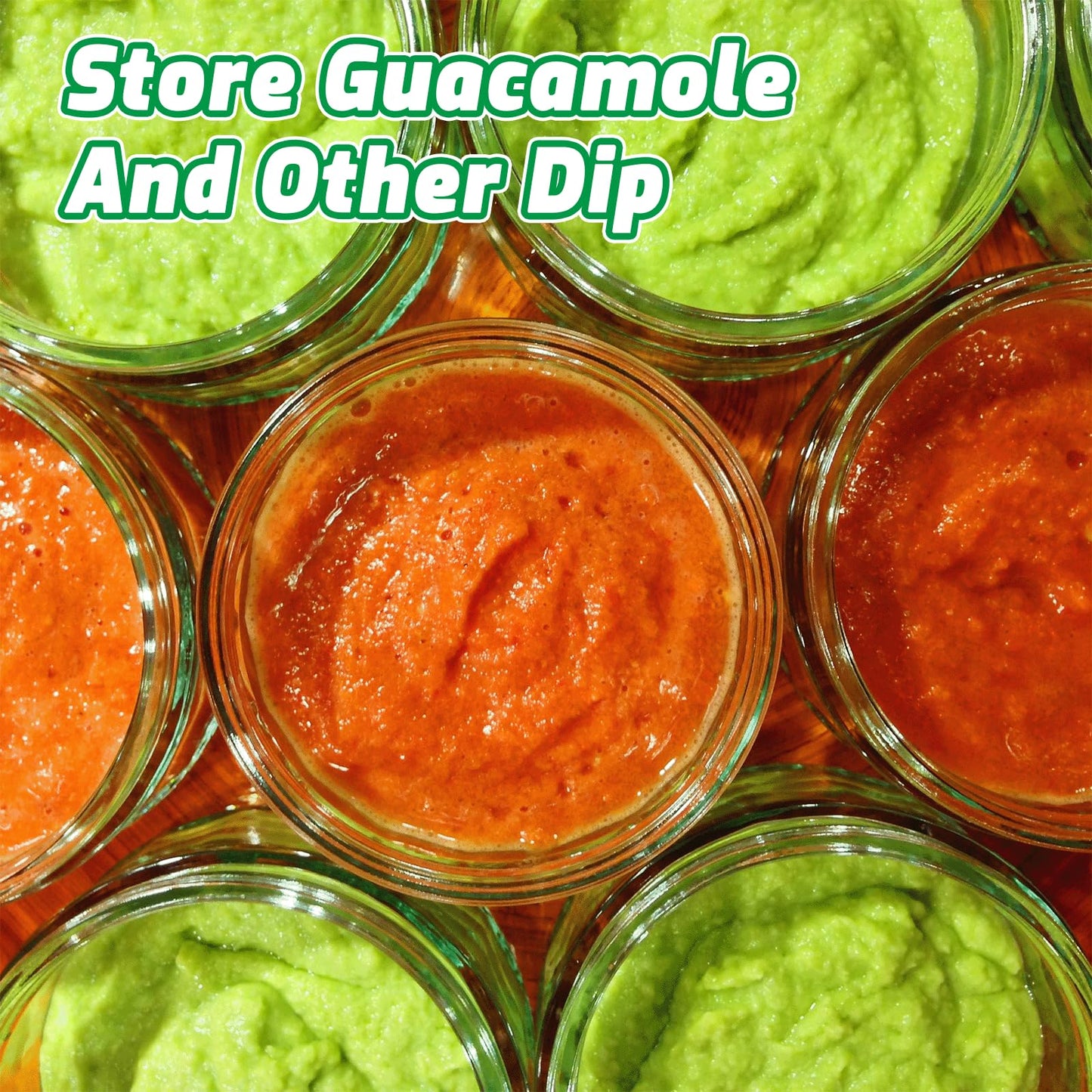 WodGod Guacamole Keeper(1 Pcs), Guacamole Bowls, Avocado Keeper Fresh Guacamole Plastic Kitchen Storage Container with Air Tight Lid, 3-in-1 Avocado Slicer and Cleaning sponge