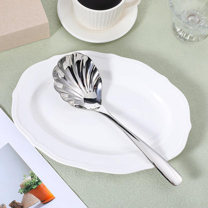 2 Pcs Large Serving Spoons for Buffet 9" Serving Spoons Stainless Steel Catering Servings Utensils Exquisite Servings Utensils for Buffet Dinner Banquet Party Kitche (Dishwasher Safe)