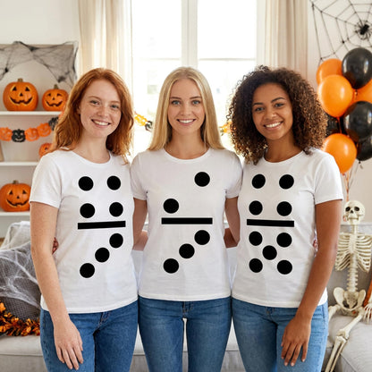 Iceyyyy 150 Pcs Halloween Felt Costume Stickers, Large Adhesive Circles and Strips for Clothes, Black Self Adhesive Felt Costume Accessiores for Crafts DIY Group Halloween Outfit
