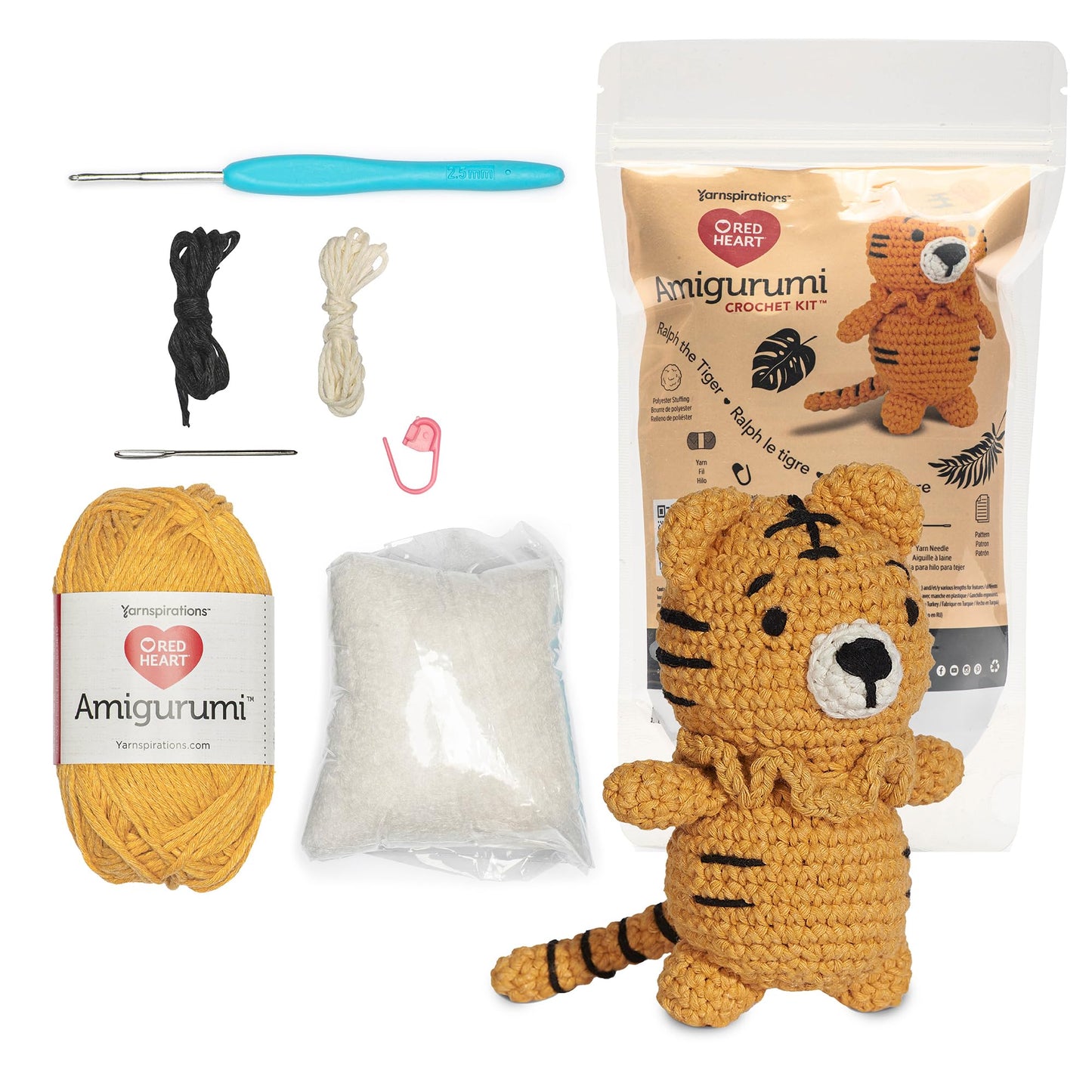 Red Heart Amigurumi Ralph The Tiger Kit