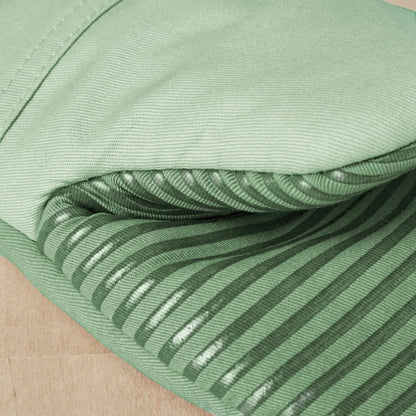 KitchenAid Beacon Two-Tone Non-Slip Oven Mitt Set, Pistachio/Graphite Green, 5.75"x13", 2 Piece