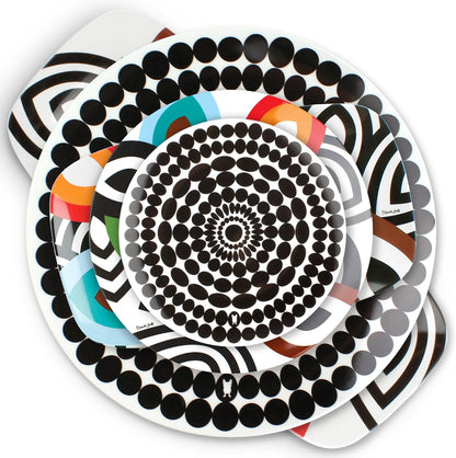 French Bull 11" Colorful Dinner Plate - Melamine Dinnerware - Foli