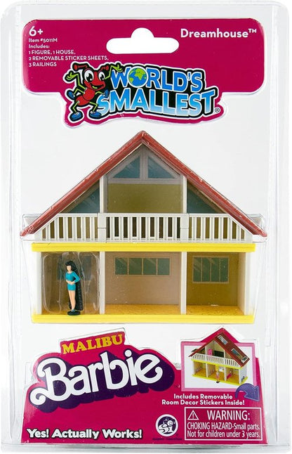 Barbie Malibu Dreamhouse - World's Smallest Dollhouse for Imaginative Play | Compact Design