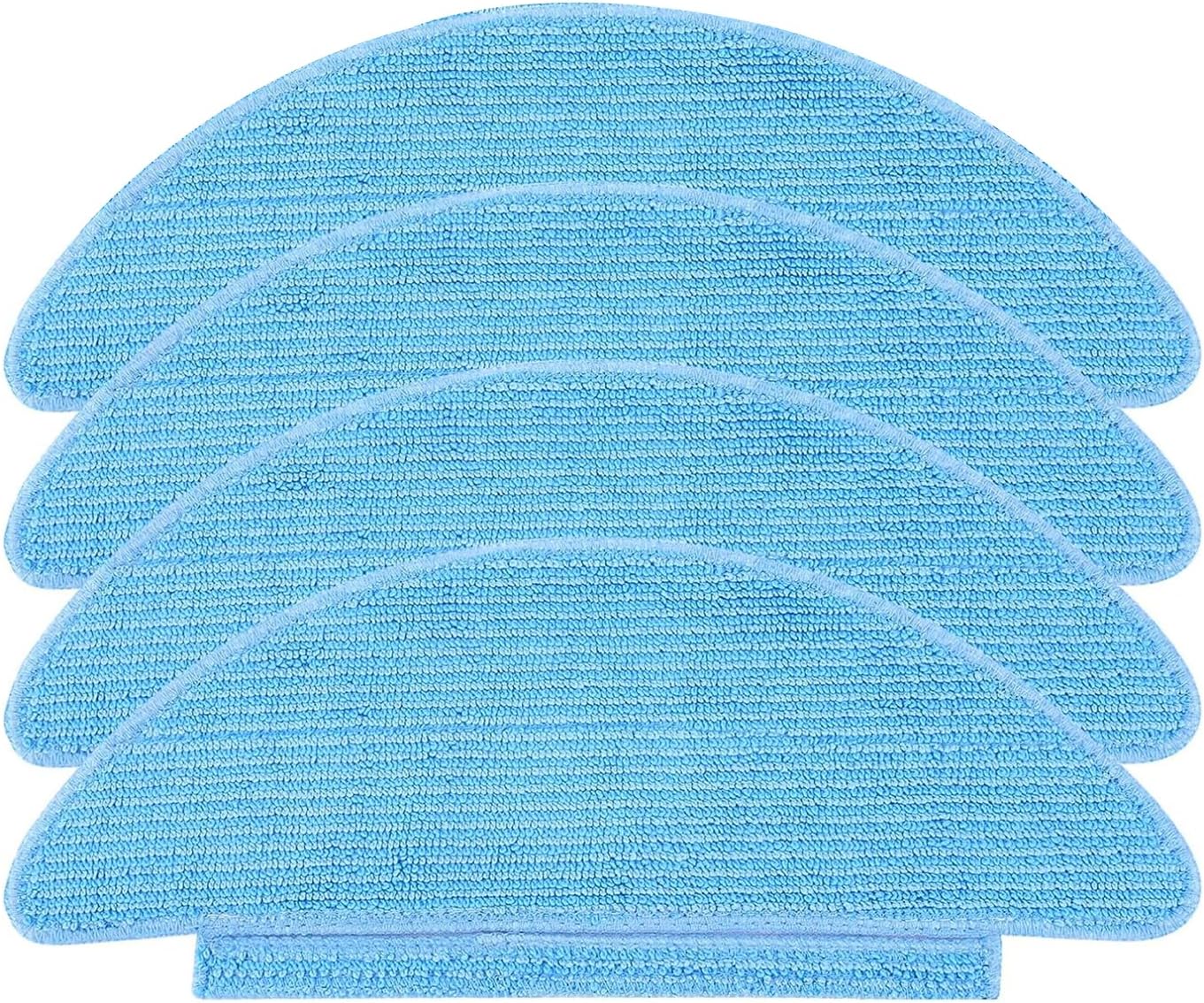 4 Pack Replacement Vacuum Mop Cloth Pads for Lubluelu SL60D SG60 SL61 Robotic Vacuum Cleaner