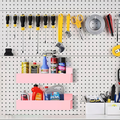 Magnetic Spice Rack Organizer for Fridge Seasoning Organizer for Kitchen storage with Screw Magnetic Shelf with Hook for Refrigerator and Oven (6pack)