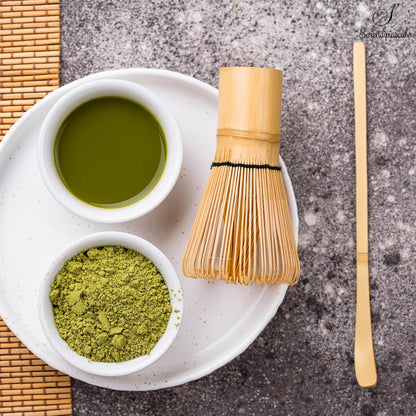 Bamboo Matcha Blender Set, Includes Matcha Whisk and Accessories for Tea Preparation