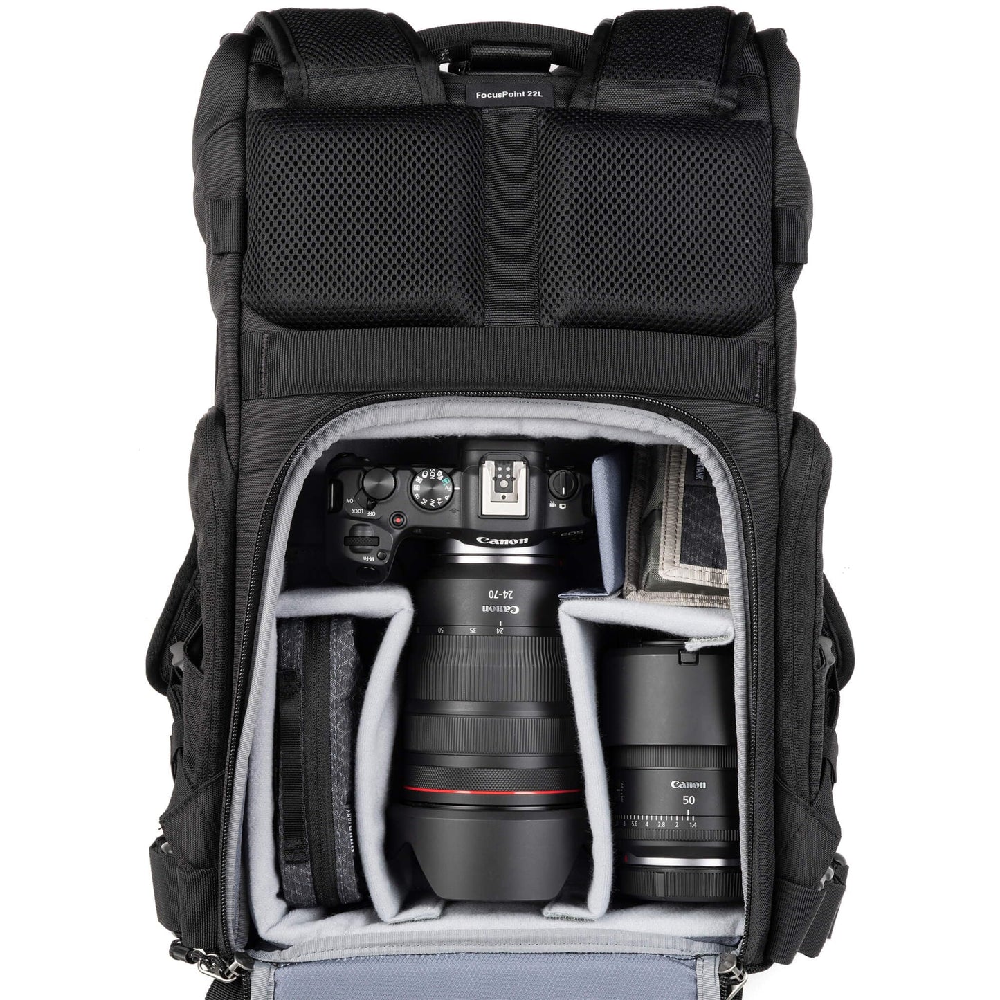 Think Tank FocusPoint 22L RollTop Camera Backpack - Urban Rust: Expandable Travel & Camera Backpack with Laptop Sleeve, Quick Side and Back Access, Rain Cover – Versatile Photography & Travel Bag