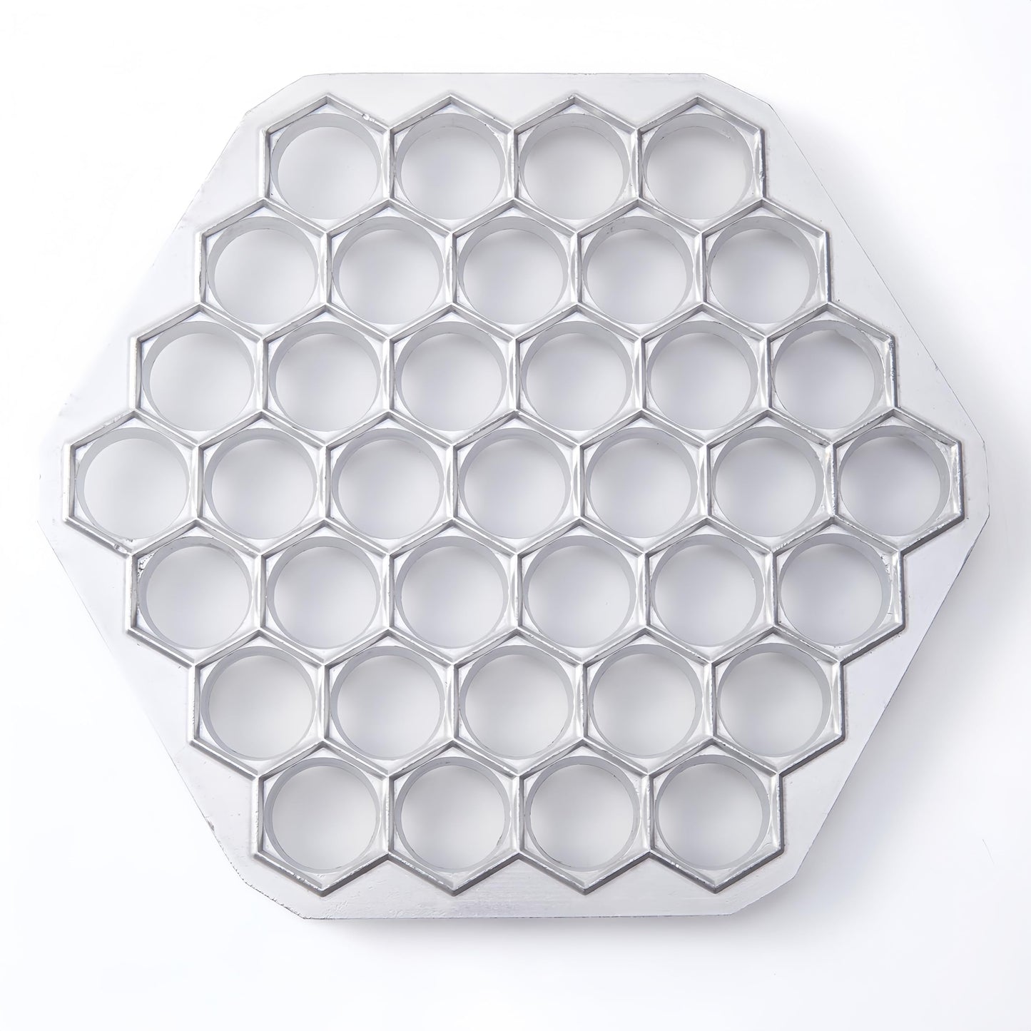 Pelmeni Maker – 37-Hole Aluminum Pelmeni Mold, Russian Ravioli Maker, Dumplings Mold for Homemade Siberian Meat Dumplings, Pierogi, and Pastry Dough Press