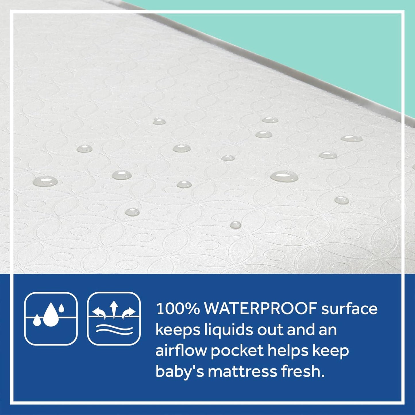 Sealy Baby Posture Perfect Breathable Crib Mattress, GREENGUARD Gold Certified, Made in USA, 2 Stage Hybrid Memory Foam & 150 Premium Coils, Toddler Bed Fit, Safety & Quality Tested, 52x28"