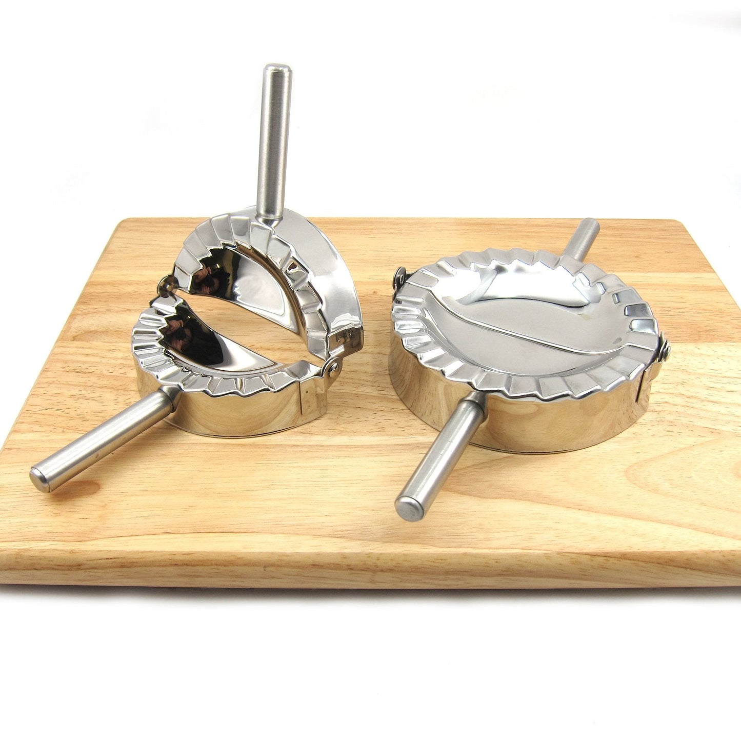 Best Utensils Stainless Steel Ravioli Mould Pierogi Dumpling Maker Wrapper Pastry Dough Cutter Kitchen Accessories (M: 4 inch)