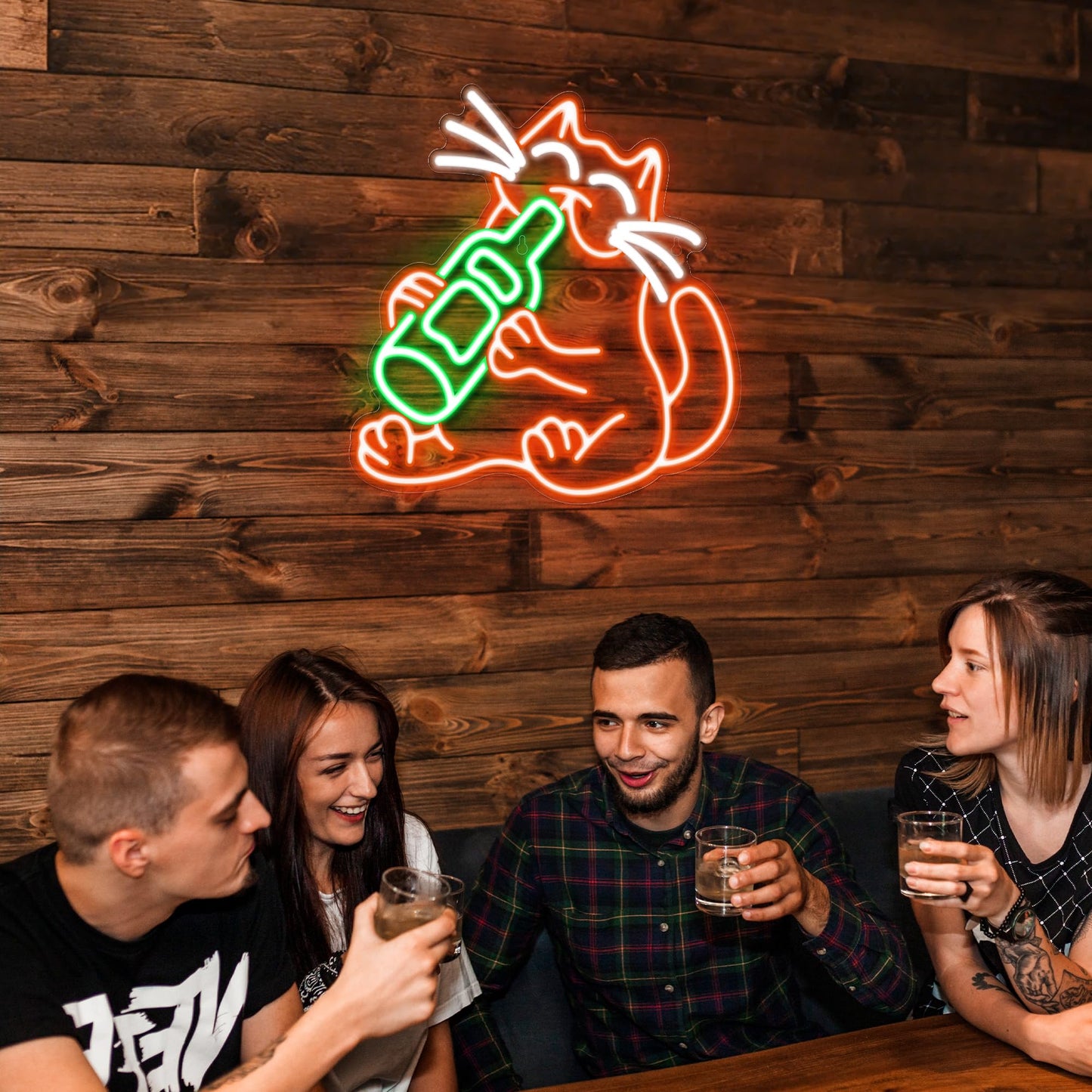 Kavaas Cowboy Boot Neon Sign, Neon Cowboy Hat Sign for Wall Decor | Western Neon Sign for Bedroom, Bar, Office, Man Cave - Best Gifts for Rodeo Enthusiast, Birthday, Christmas