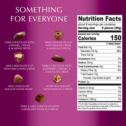 Lindt Mini Pralines, Assorted Chocolate Pralines with Premium Filling, Perfect for Mother’s Day Gifting, 6.2 oz Box