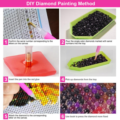 ARTGOTO Large Square Drill Diamond Art Painting Kits for Adults,15.7x27.5inch/40x70cm Woman B DIY Full Square Diamond Dots Large Size,Big Gem Art and Crafts for Home Wall Decor Gifts