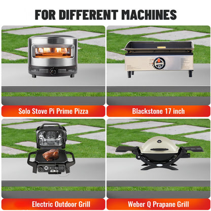 Verinox Outdoor Grill Cart with Cabinet, Large Storage & Lockable Wheels, Extra Foldable Table Top, Outdoor Kitchen Island Grill Table for Camping, Patio, Backyard & Tailgating