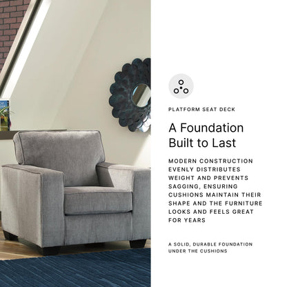 Signature Design by Ashley Altari Modern Chair, Light Gray