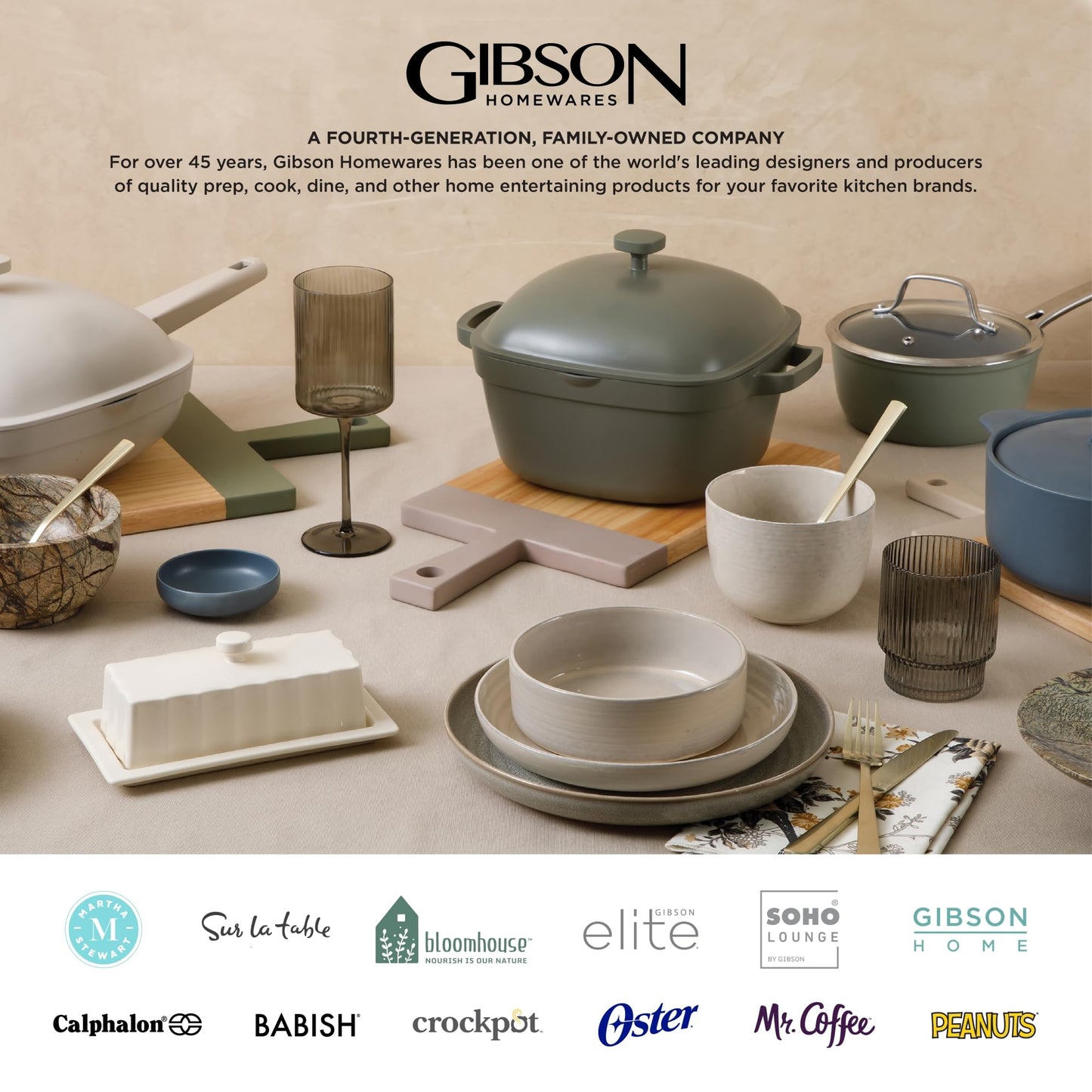 Gibson Home Rockaway 12-Piece Stoneware Dinnerware Set, Matte Finish, Service for 4, Modern Ceramic Plates and Bowls, Microwave & Dishwasher Safe – Soft Gray - Service for 4