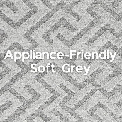 Custom Size Grey Runner Rug Non Slip – Cut to 2x10 Size, Washable & Full Rubber Backed, Narrow Hallway Carpet for Slippery Hardwood, Tile, Laminate, and Vinyl Floors