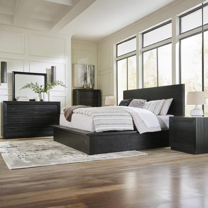 Signature Design by Ashley Londer Casual Nightstand with USB Ports, Black