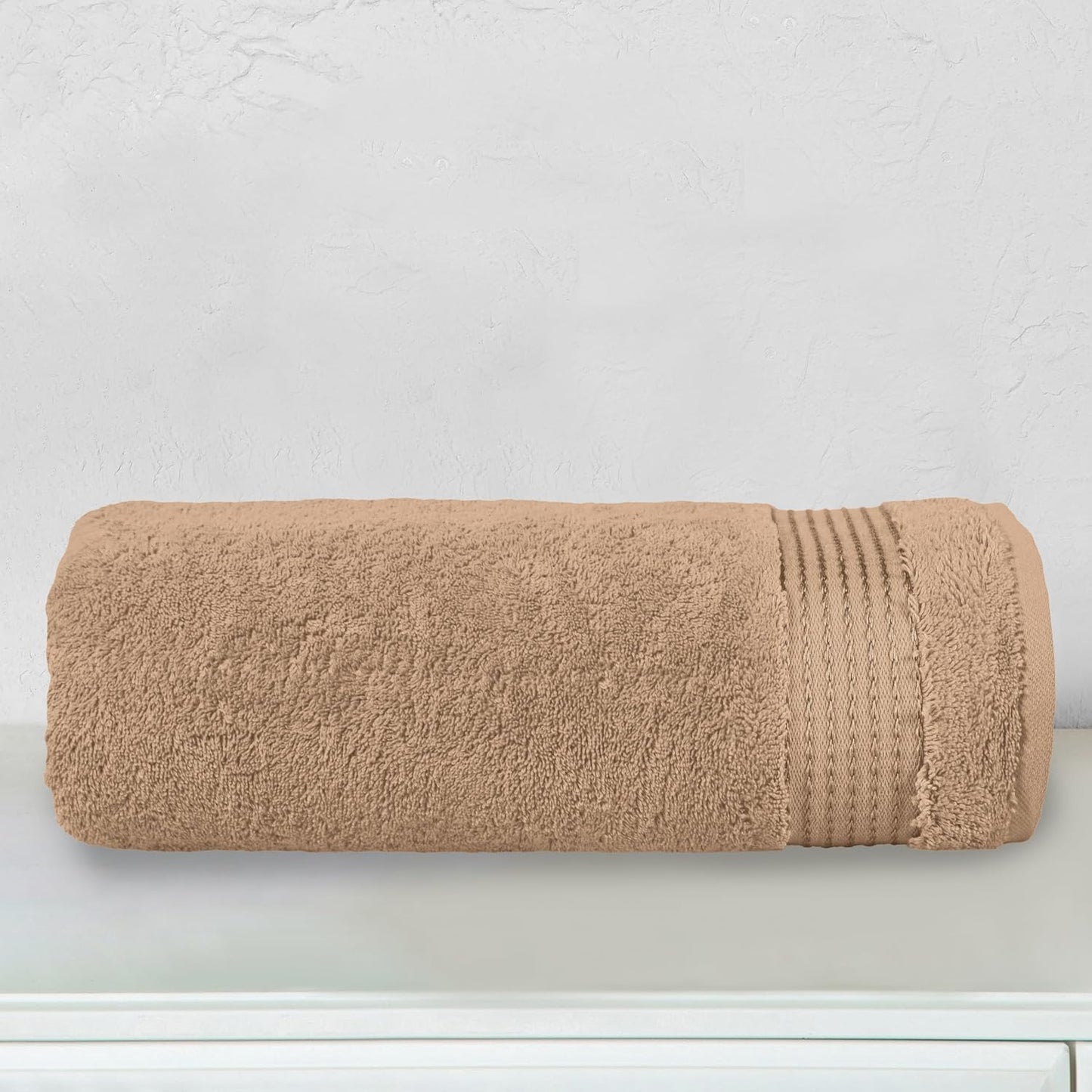 1 35 70 inch, 100% Elegant Comfort Premium Turkish Cotton Piece Jumbo Bath Towel - x Luxurious Hotel Spa Quality