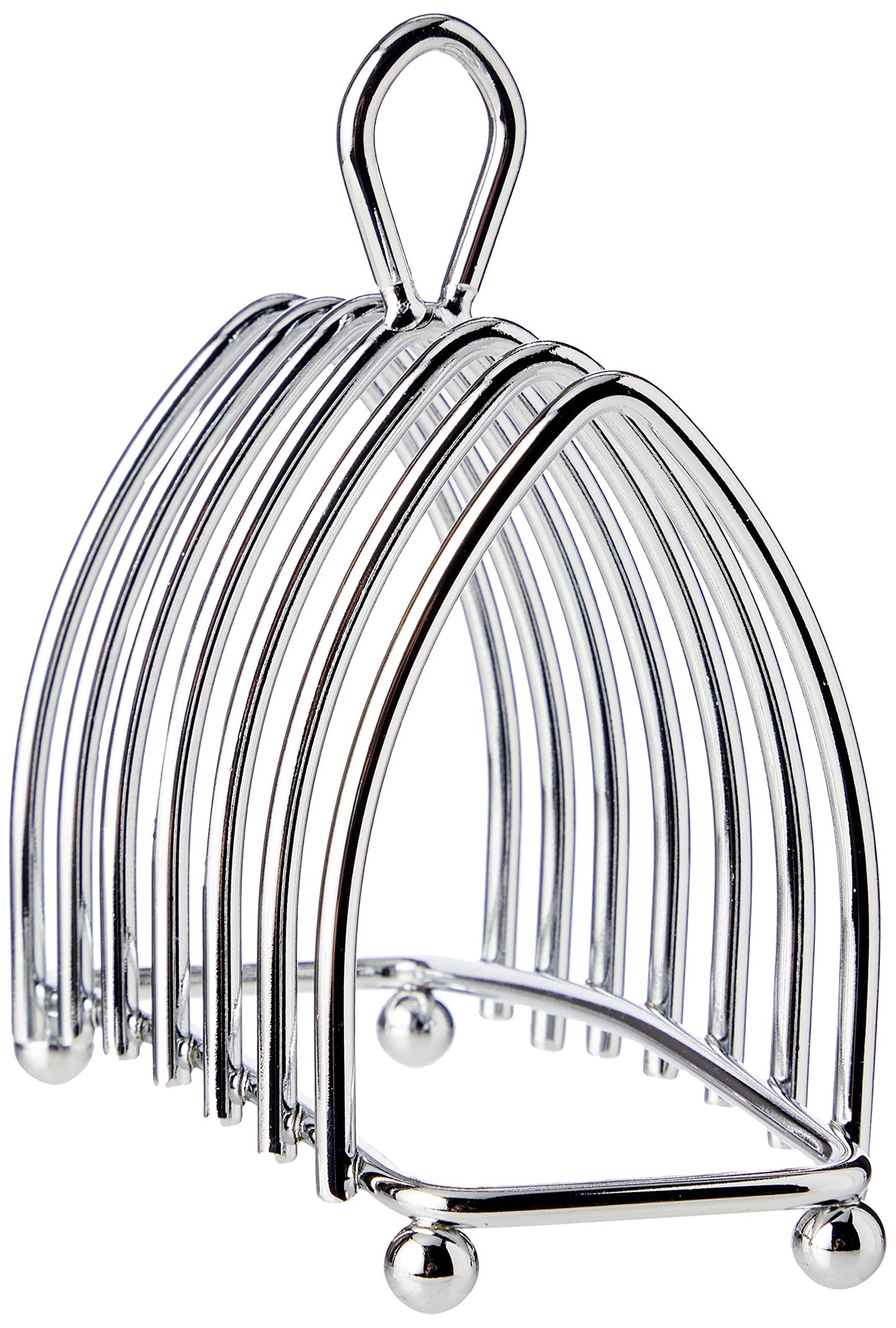 KitchenCraft KCTOAST 6 Slice Toast Rack with Chrome Plated Finish, Metal, 16 x 15 x 7 cm