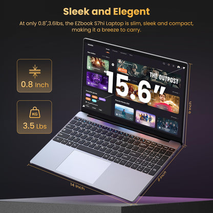 jumper 15.6" FHD Laptop, 12GB RAM 640GB Storage Expandable to 512GB,1 Year Office 365, Numeric Keyboard, HDMI, WiFi5, BT4.2,38Wh Battery, Windows 11 Laptop for Business and Student