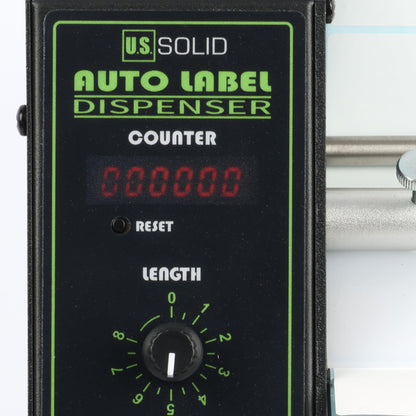 U.S. Solid Automatic Label Dispenser | Multi-Row Auto Counting 0-999999 | Label Width 0.16-5.51 in, Length 0.12-5.91 in | Adjustable Speed