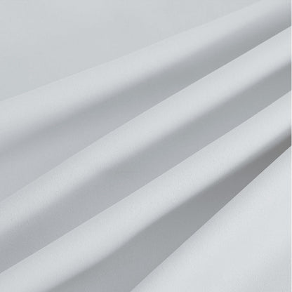 NICETOWN Room Darkening Curtains - Elegant Greyish White Drapery Panels, 52"W x 84"L