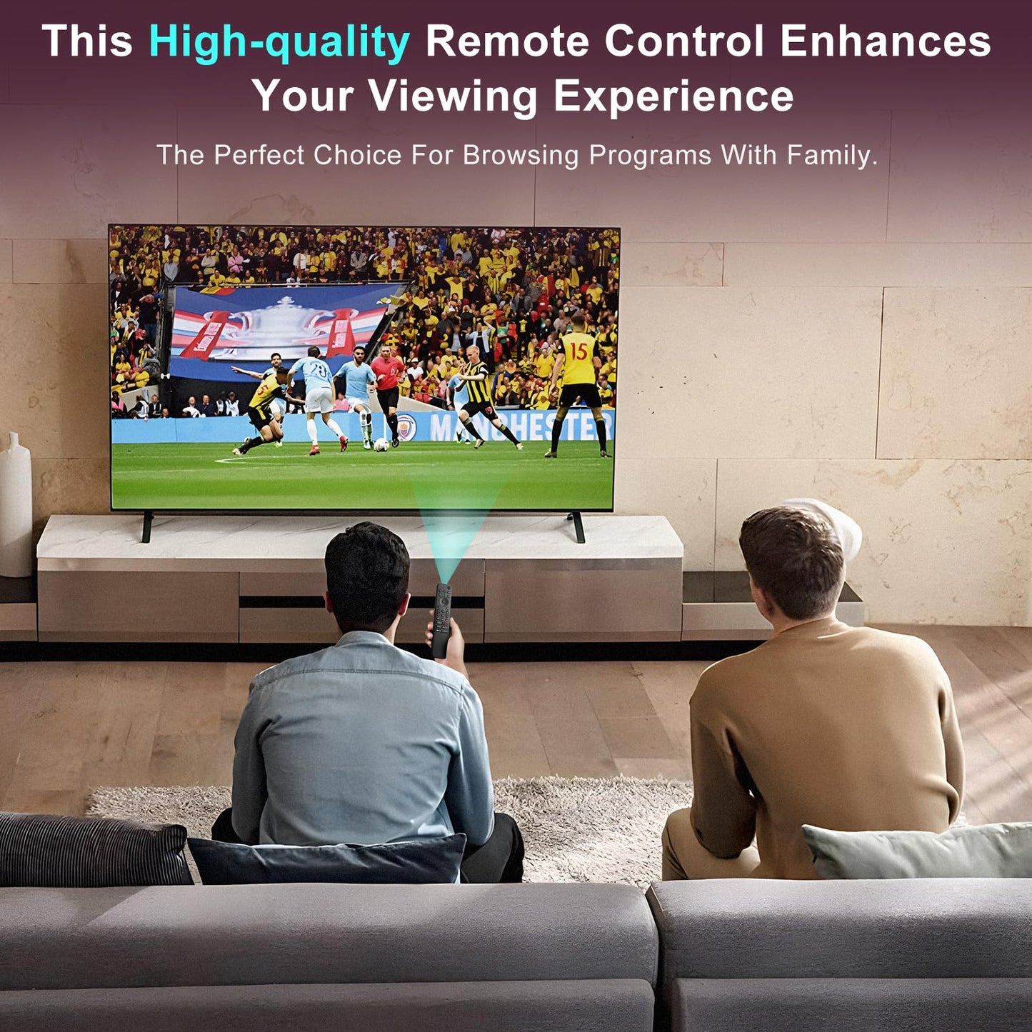 Voice Remote Control Replacement for Hisense Smart Google TV，Compatible with Hisense QLED UHD Mini-LED ULED Google TVs