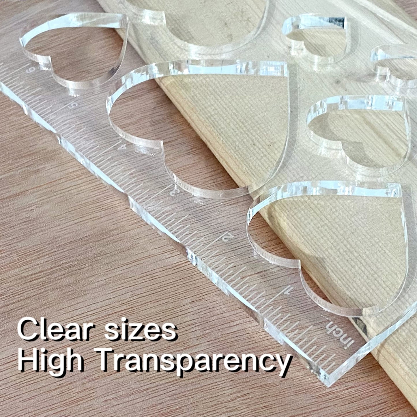 9 in 1 Router Templates for Woodworking Router Jig Template Heart Inlay Templates Decorative Templates